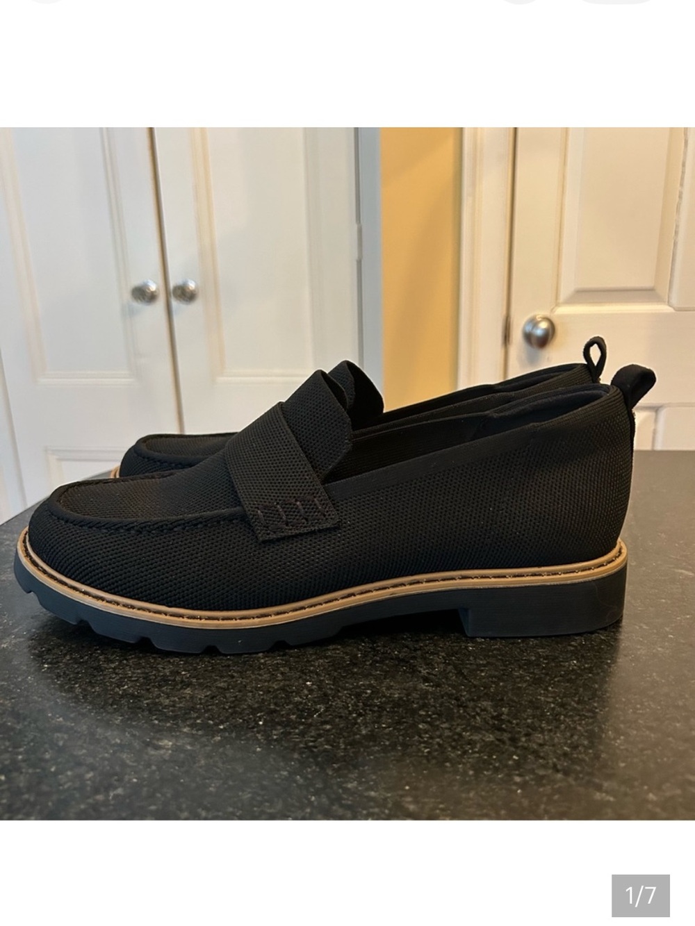 Taryn by Taryn Rose Black Amy Loafers - Size 10